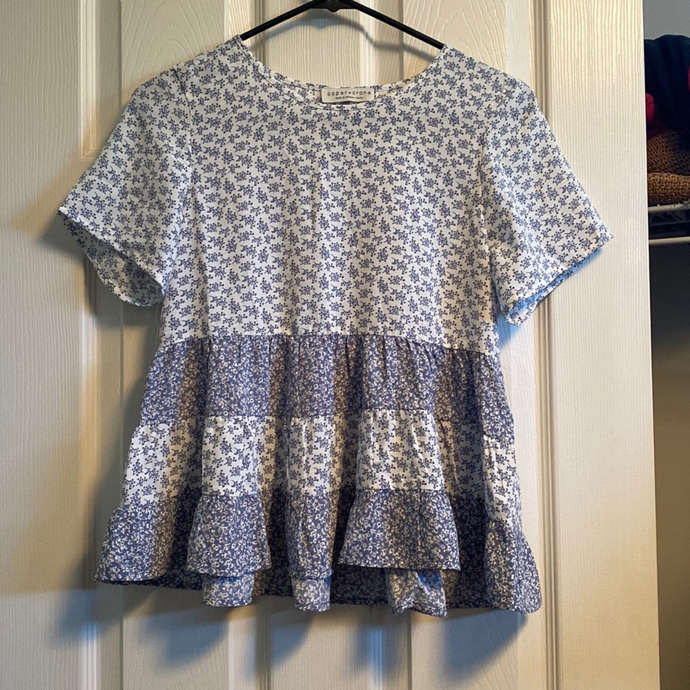 Francesca’s Ditsy Floral Blouse